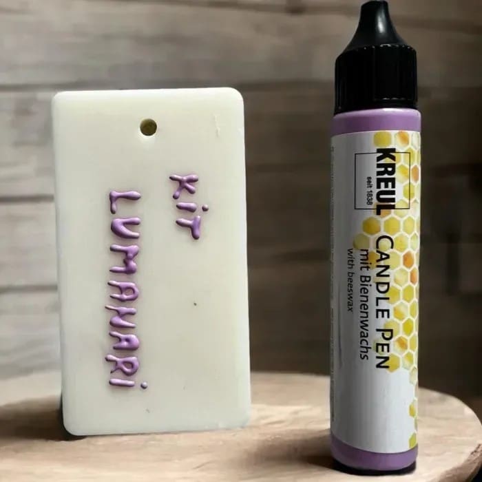 mov Stilou cu ceară lichidă - Violet - imagine 1