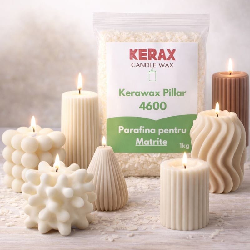 d4600b Ceara din parafina pentru lumanari in Matrite - Kerawax 4600 - imagine 1