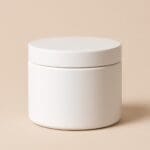 Recipient Lumânări Metalic | 120ml | Alb Mat