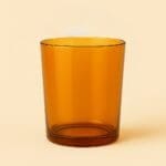 Recipient Lumânări Sticlă | 315ml | Ambră Transparent