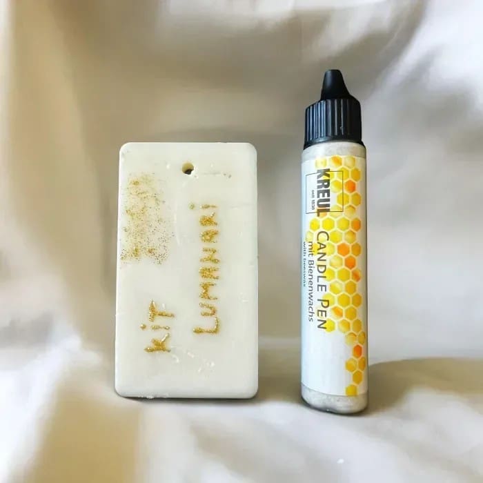 auriu Stilou cu ceară lichidă - Auriu Glitter - imagine 1