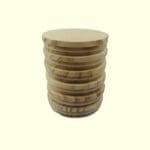 Capac din lemn natur - Diametru 8cm