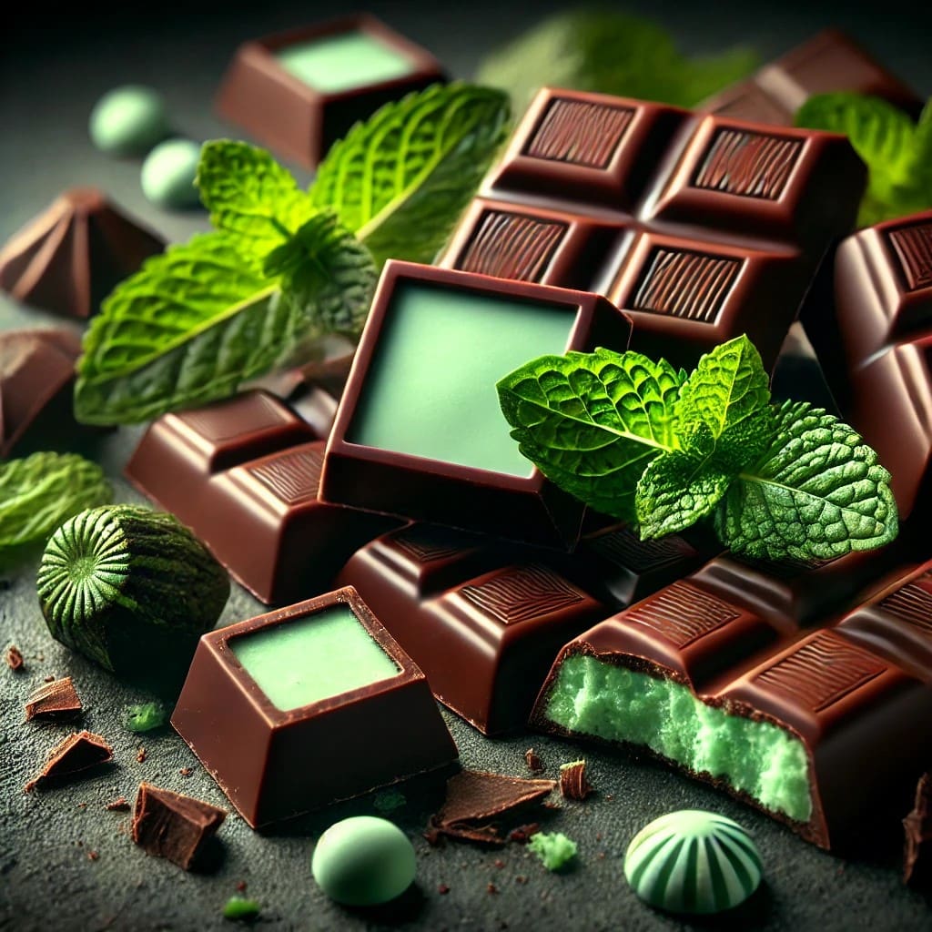 ciocolata_menta Parfumant Lumanari Mint Chocolate - imagine 1