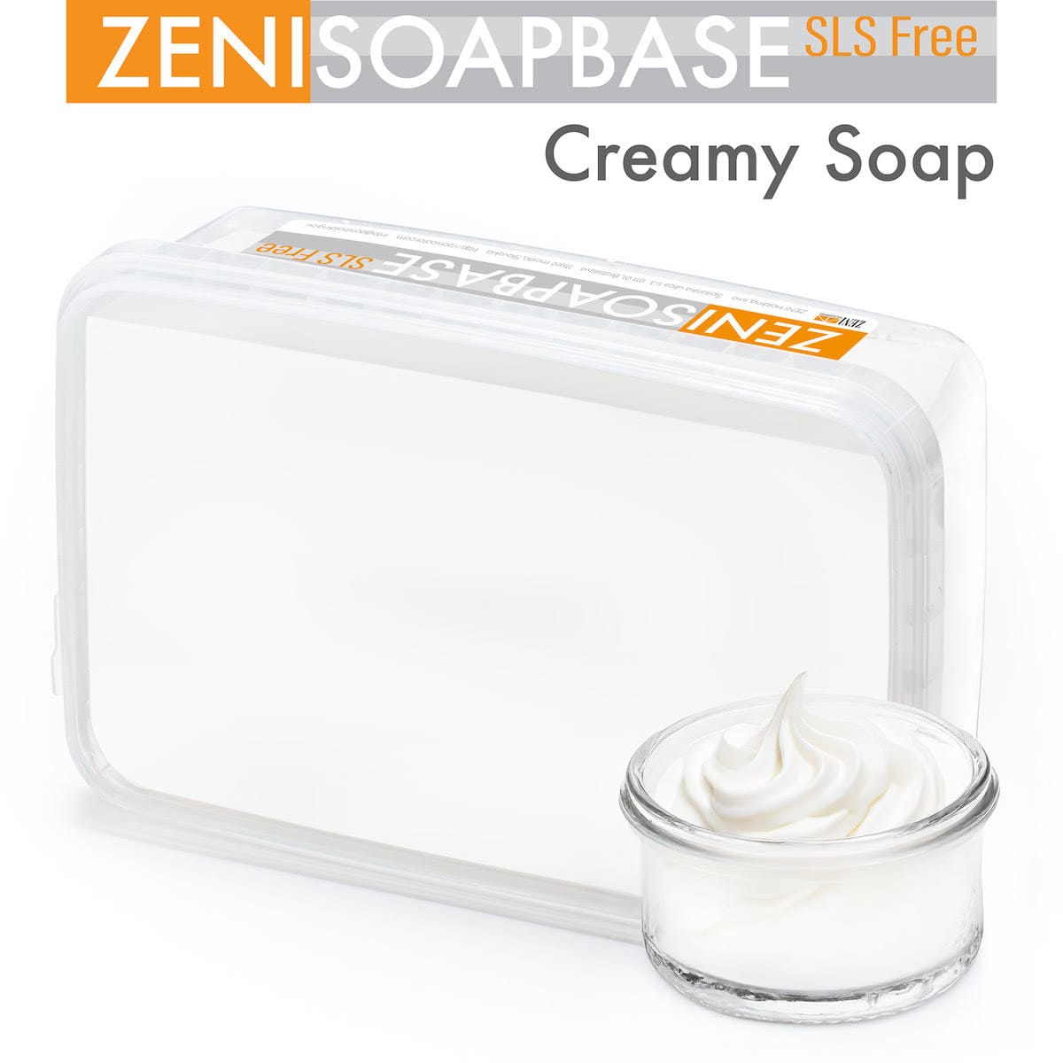 creamy_1kg Baza pentru Sapun | Zenisoap Creamy | Alb - imagine 1