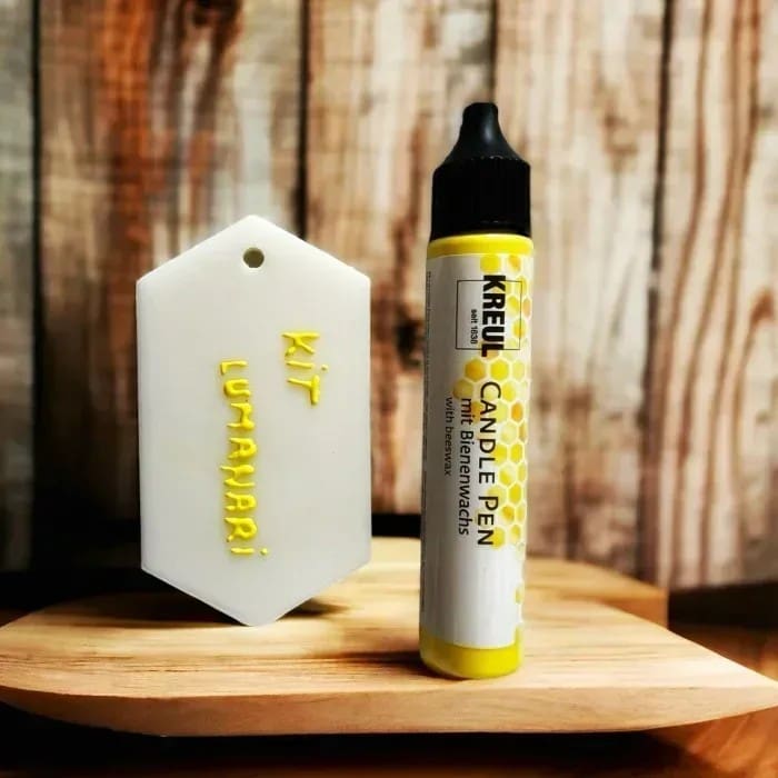 galben-new Stilou cu ceară lichidă - Galben - imagine 1