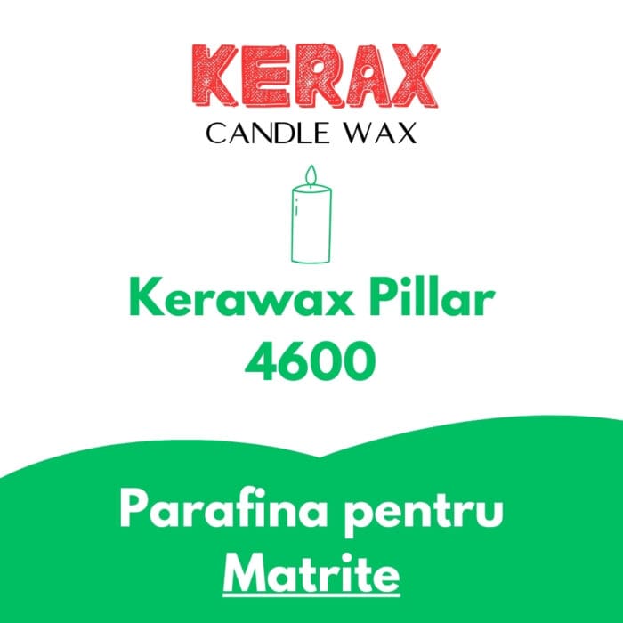 Ceara din parafina pentru lumanari in Matrite - Kerawax 4600 - imagine 3