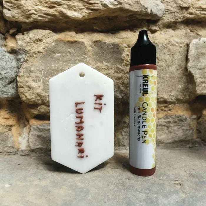 maro Stilou cu ceară lichidă - Maro - imagine 1