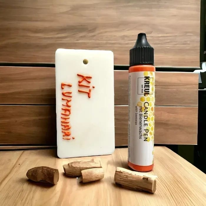 portocaliu Stilou cu ceară lichidă - Portocaliu - imagine 1