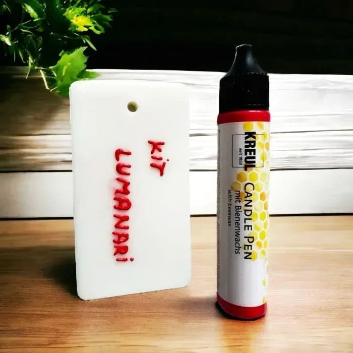 rosu Stilou cu ceară lichidă - Roșu - imagine 1