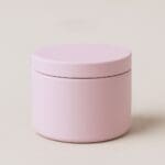 Recipient Lumânări Metalic | 120ml | Roz Pastel