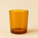 Recipient Lumânări Sticlă | 220ml | Ambră Transparent