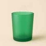 Recipient Lumânări Sticlă | 220ml | Verde Frosted