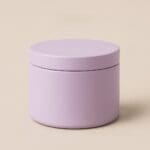 Recipient Lumânări Metalic | 120ml | Violet Pastel