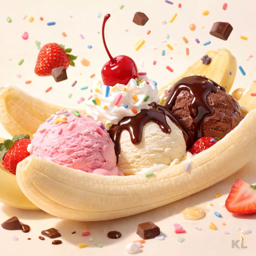 banana_split Parfumant Lumanari Banana Split - imagine 1