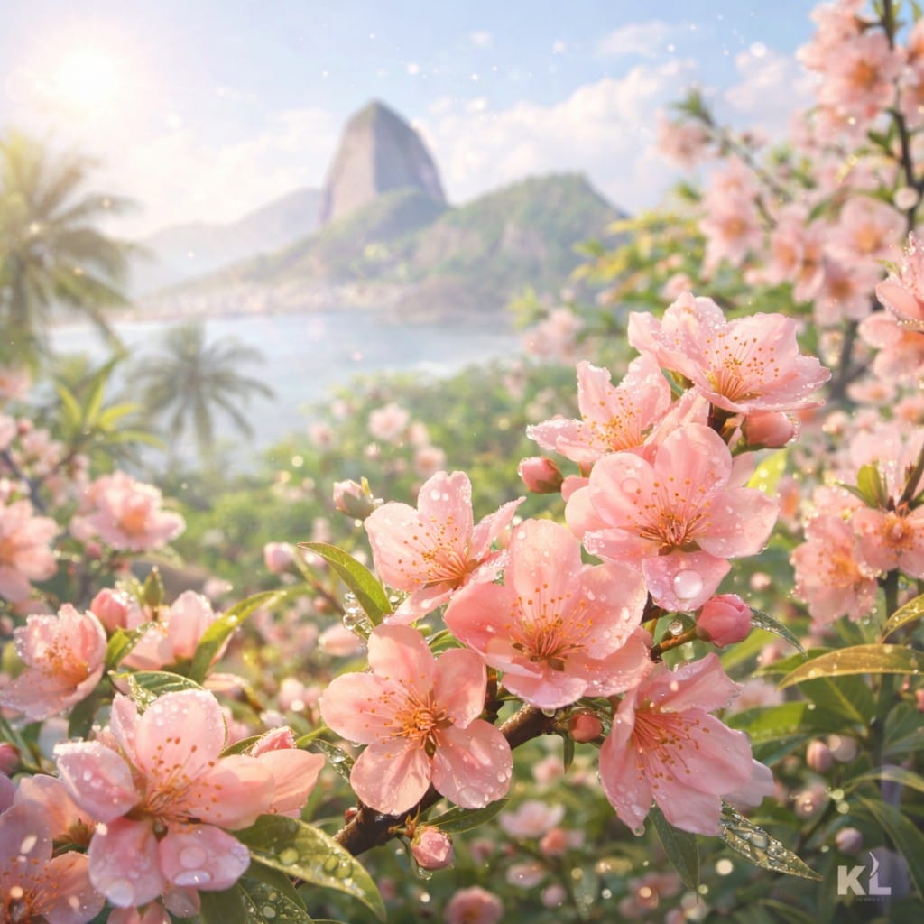 brasilian_peach Parfumant Lumanari Brazilian Peach Blossoms - imagine 1